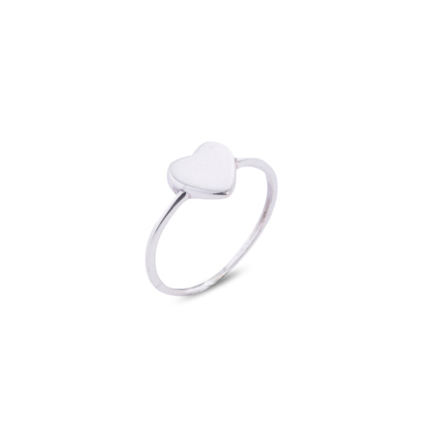 Daria Heart Ring, Sterling Silver