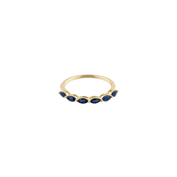 Netra Sapphire Ring, 14k Gold