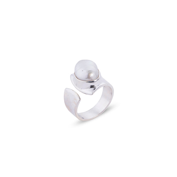 Umiko Cultured Pearl Ring, Sterling Silver