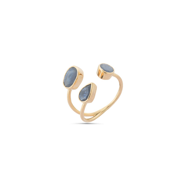 Aurora Sapphire Ring, 18k Gold
