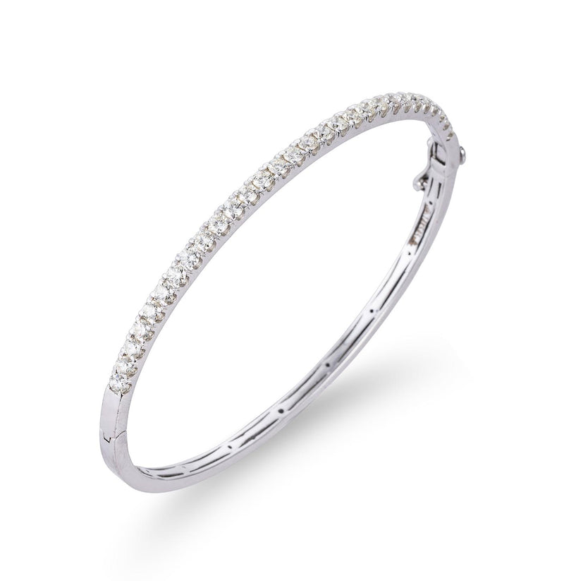Margaret Diamond Bracelet, 14k White Gold