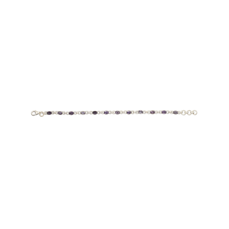 Safiyah Gemstone Bracelet, Sterling Silver