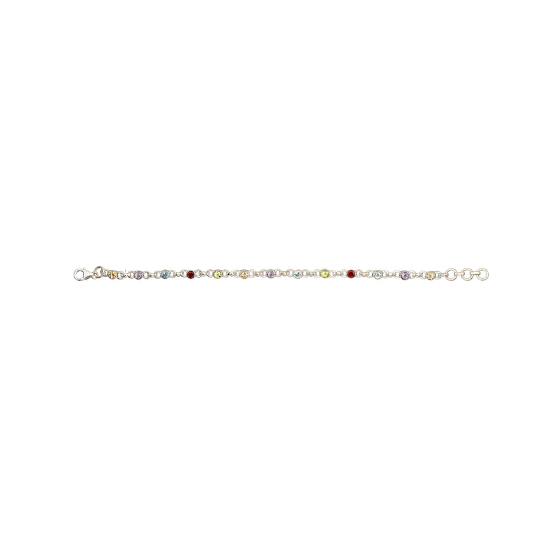 Shani Gemstone Bracelet, Sterling Silver