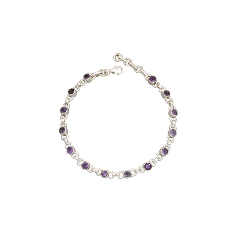Shani Gemstone Bracelet, Sterling Silver
