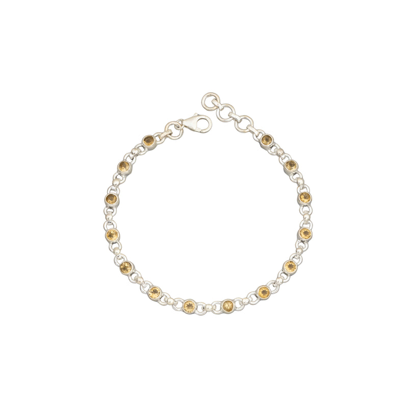 Shani Gemstone Bracelet, Sterling Silver