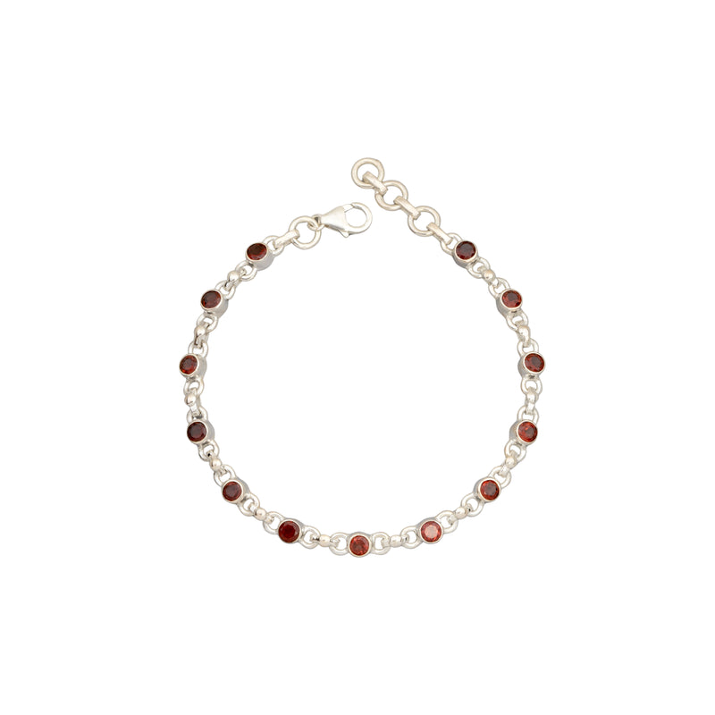 Shani Gemstone Bracelet, Sterling Silver