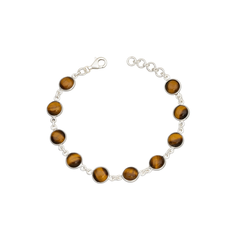 Elysia Gemstone Bracelet, Sterling Silver