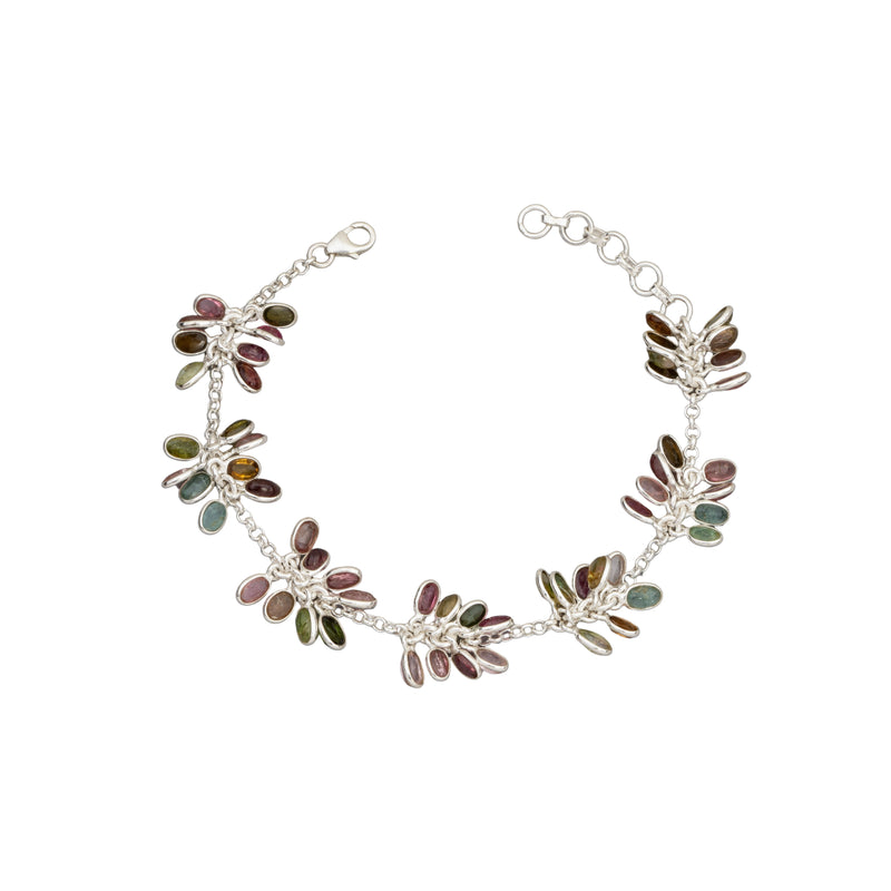 Calista Multi Tourmaline Bracelet, Sterling Silver