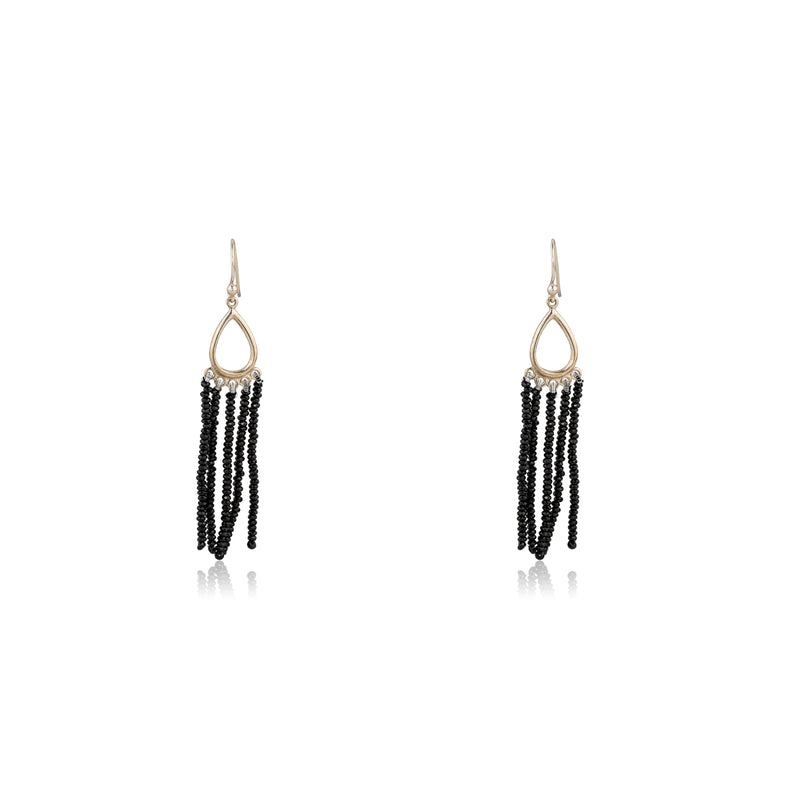 Elmena Gemstone Earrings, Sterling Silver/Gold Vermeil