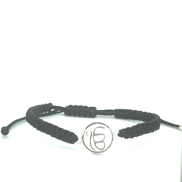 Buy Yellow baby Ek Onkar cord bracelet by KAJ Fine Jewellery at Aashni and  Co