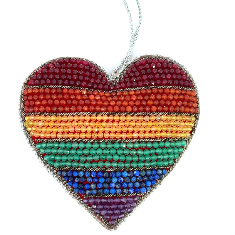 Pride Gemstone Heart Fundraiser