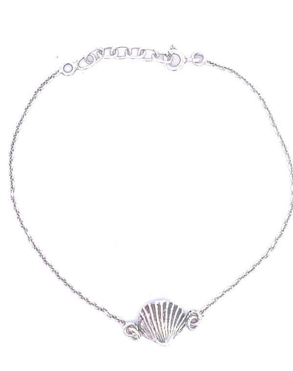 Seashell Bracelet, Sterling SIlver
