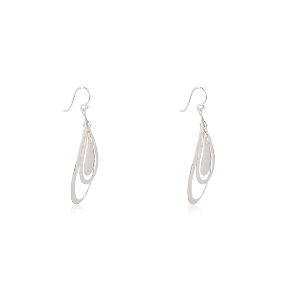 Anya Earrings, Sterling Silver