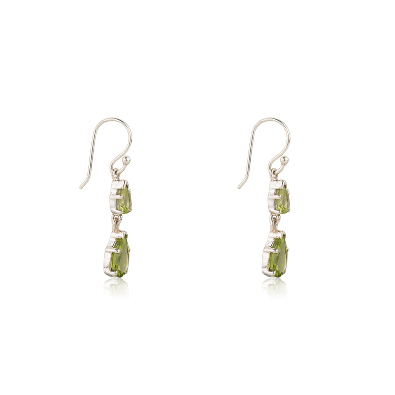 Carina Gemstone Earring, Sterling Silver