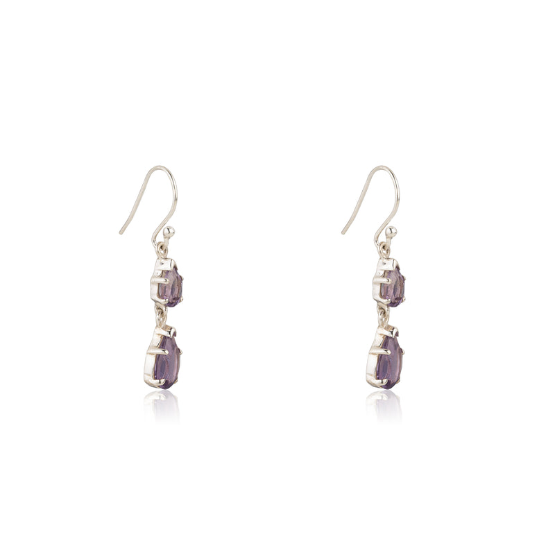 Carina Gemstone Earring, Sterling Silver