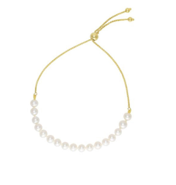 Diane Cultured Pearl Bracelet 14k Gold