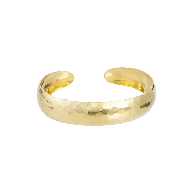 Bianca Hammer Textured Cuff Gold Vermeil