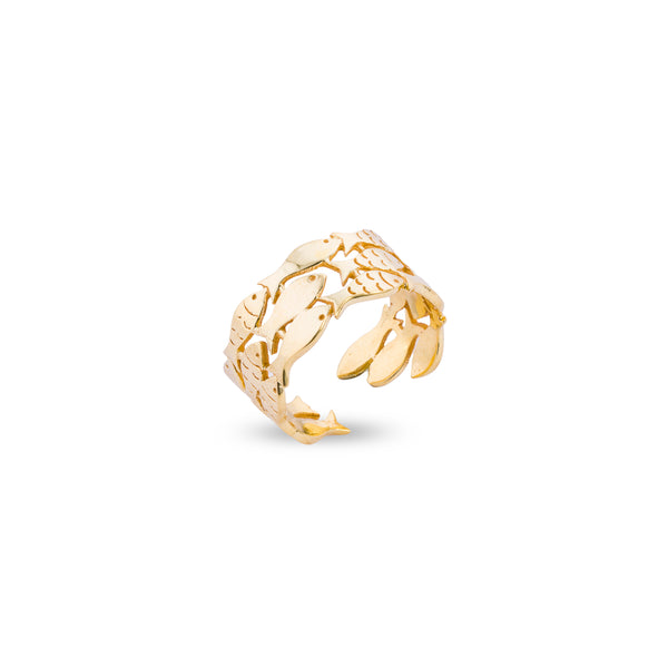 Ula Ring, Gold Vermeil