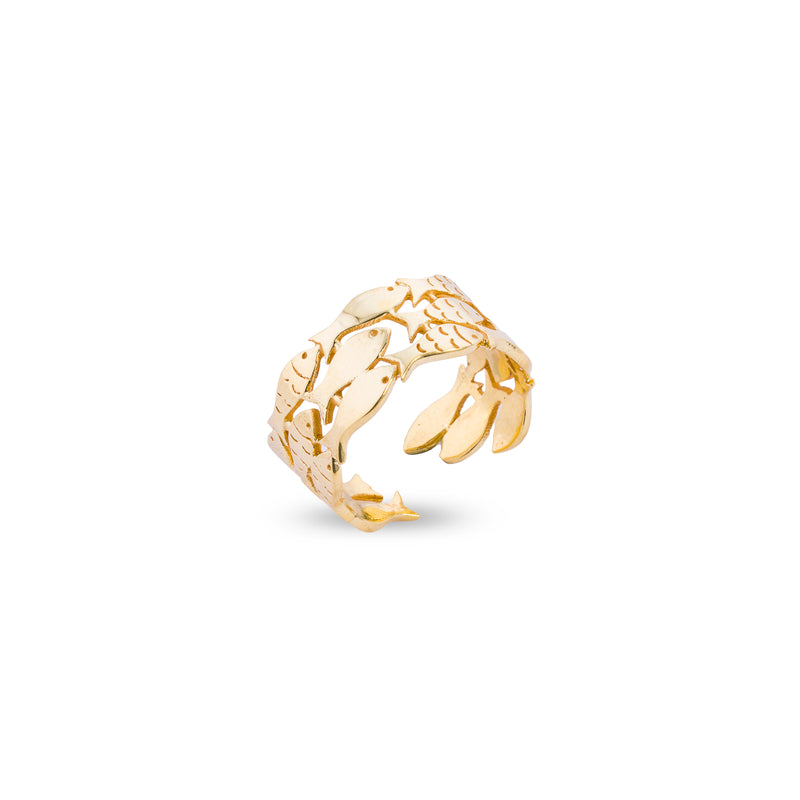 Ula Ring, Gold Vermeil