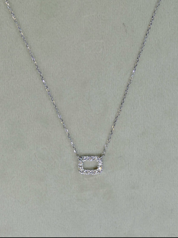 Krista Diamond Necklace, 14k Gold