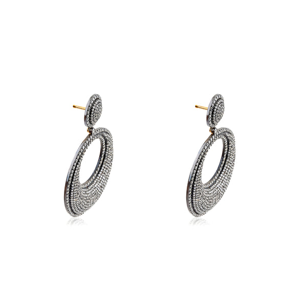 Esmeray Diamond Earrings, Sterling Silver