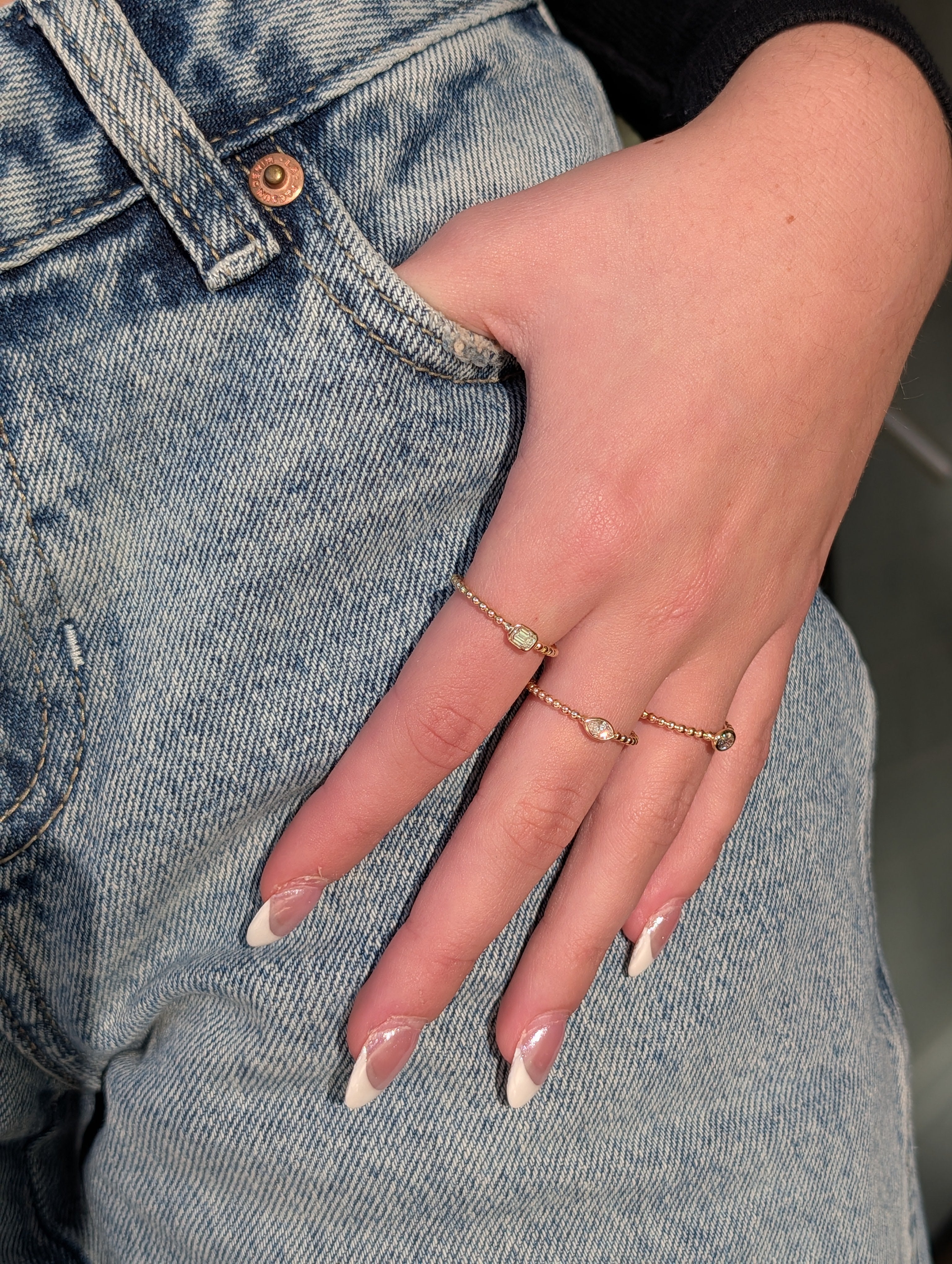 Emmy Ring, 14k Yellow Gold – Suka Jewelry