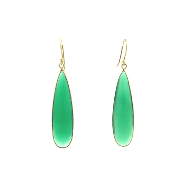Rosanna, Green Onyx Earrings