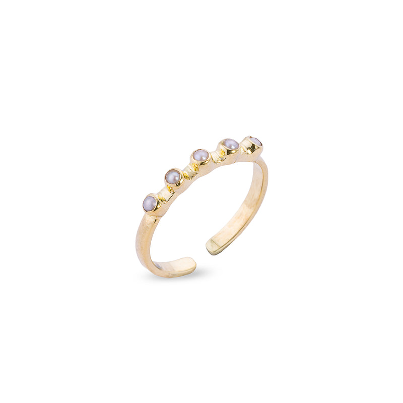 Melina Birthstone Ring,Gold Vermeil