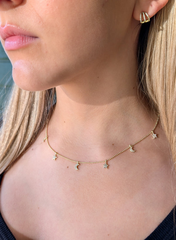 Zoe Mini Hoops, Gold Vermeil