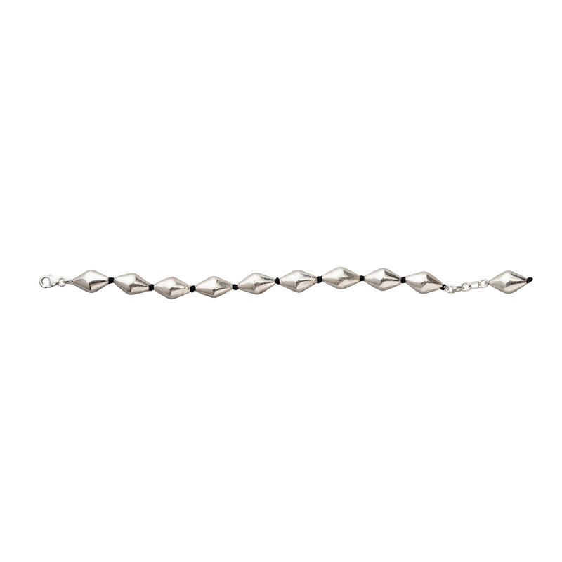 Yamini Silver Beads Bracelet, Sterling Silver