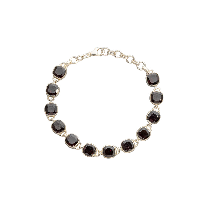 Chiara Gemstone Bracelet,  Sterling Silver