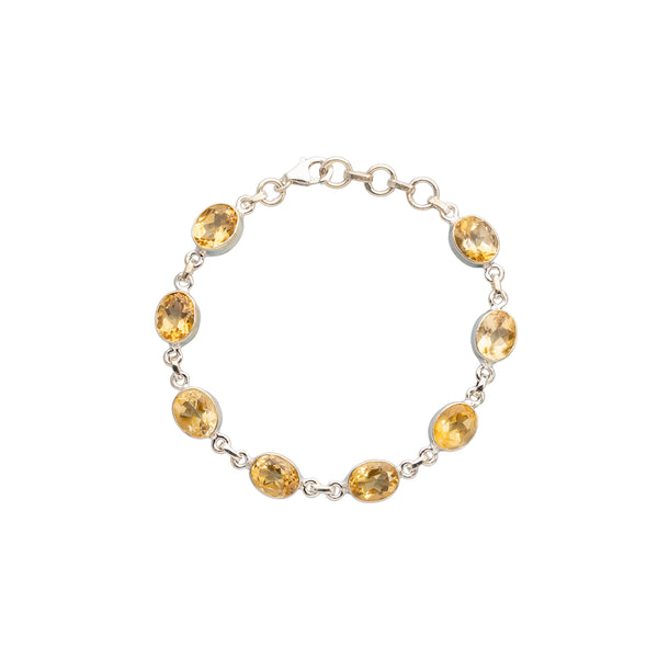 Lynda, Gemstone Bracelet, Sterling Silver