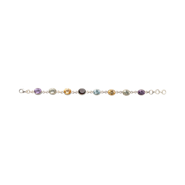 Lynda, Gemstone Bracelet, Sterling Silver