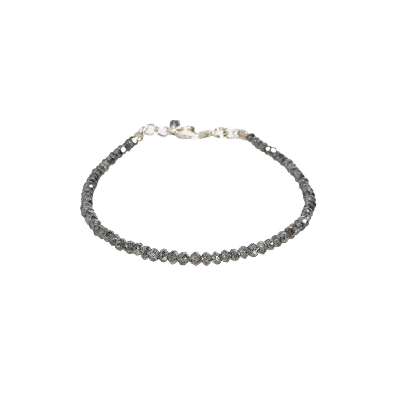 Viv, Grey Diamond Bracelet, Sterling Silver .925