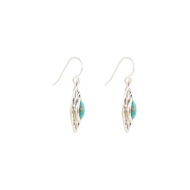 Kashvi, Gemstone Drop Earrings,Sterling Silver