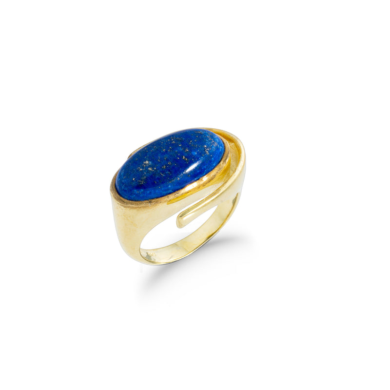 Tegan Gemstone Ring, Gold Vermeil