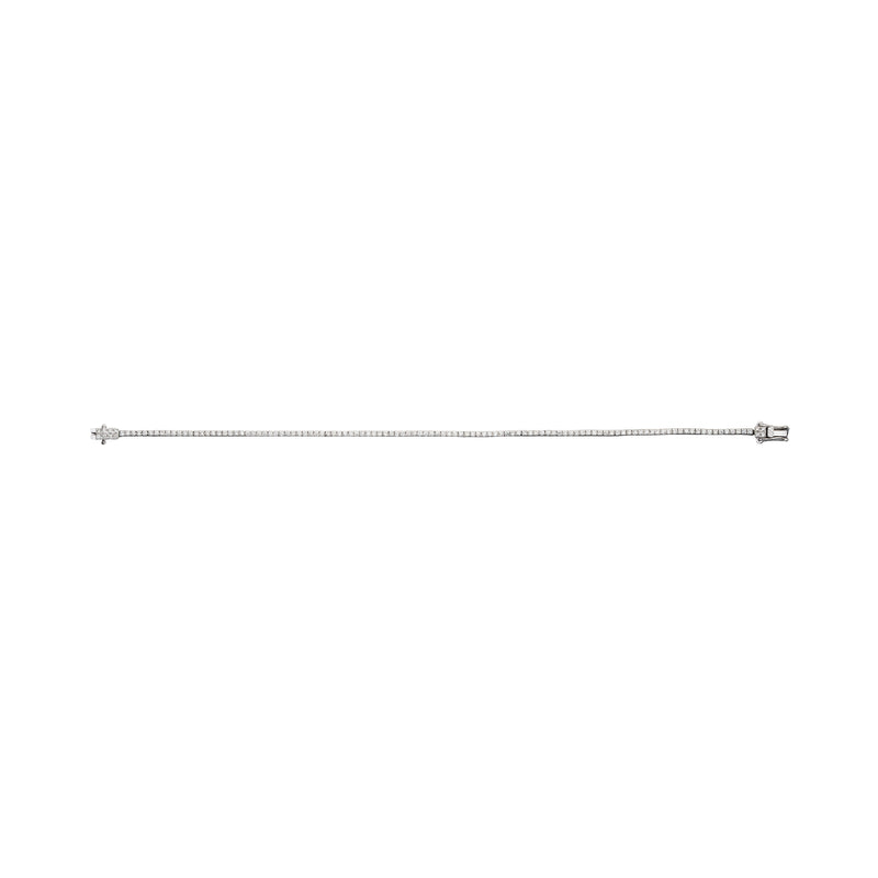 Coco Diamond Tennis Bracelet, 14k White Gold