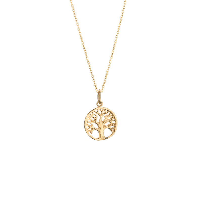 Tree of Life Necklace in Gold Vermeil