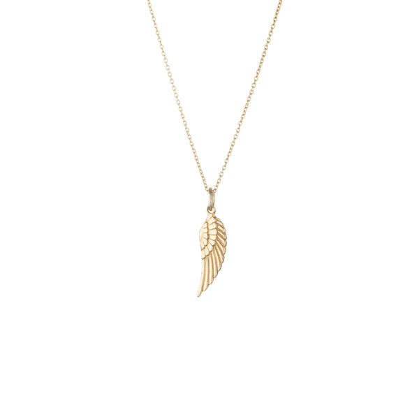 Angel Wing Necklace in Gold Vermeil
