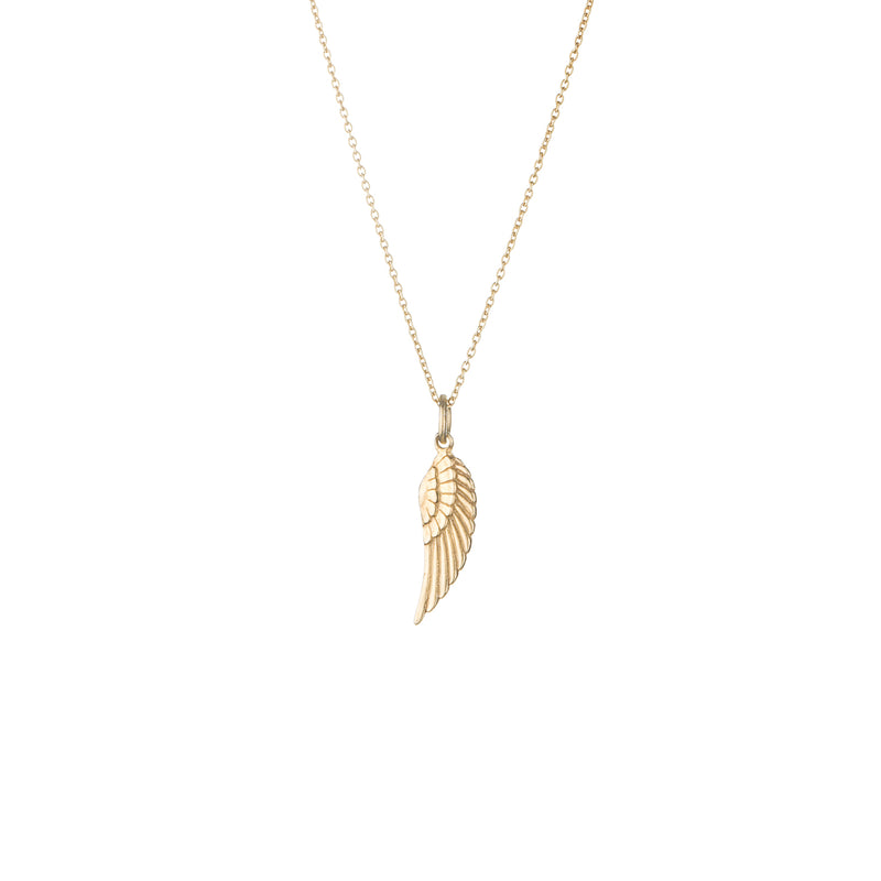 Angel Wing Necklace in Gold Vermeil