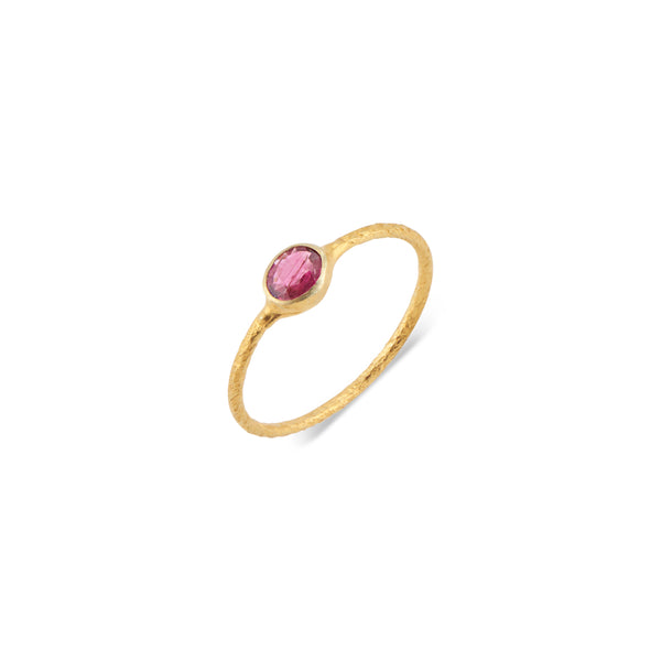 Adriana, 18k Gold Ruby Ring