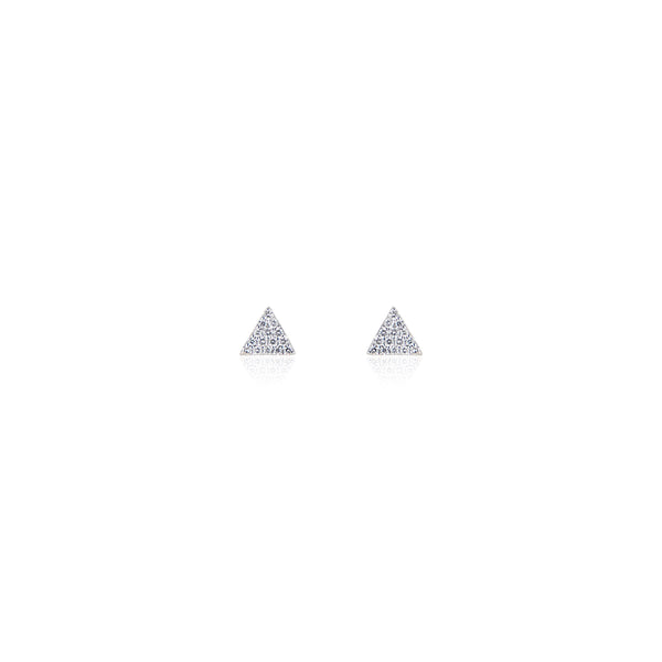 Jia, Triangle Diamond Studs