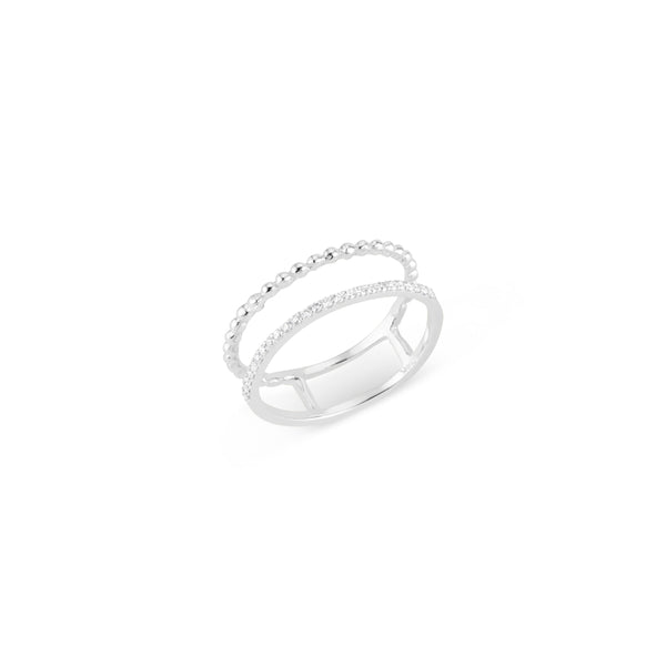 Cora Diamond Ring,14k White Gold