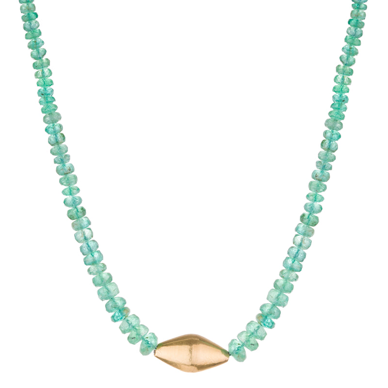 Devi Emerald Necklace, 18k Gold