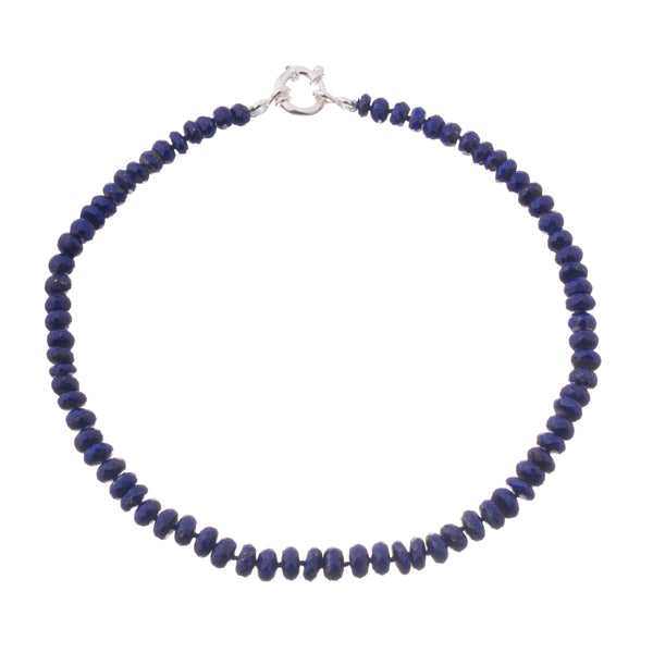 Celestin Lapis Lazuli Necklace in Sterling Silver
