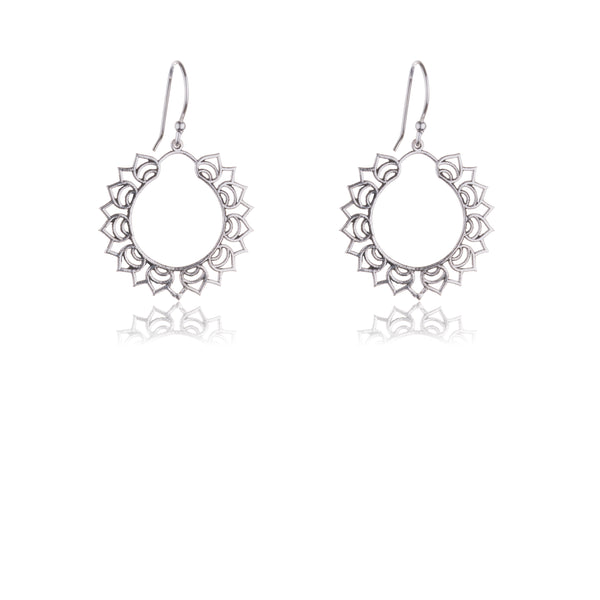 Padma Mini Earrings in Sterling Silver