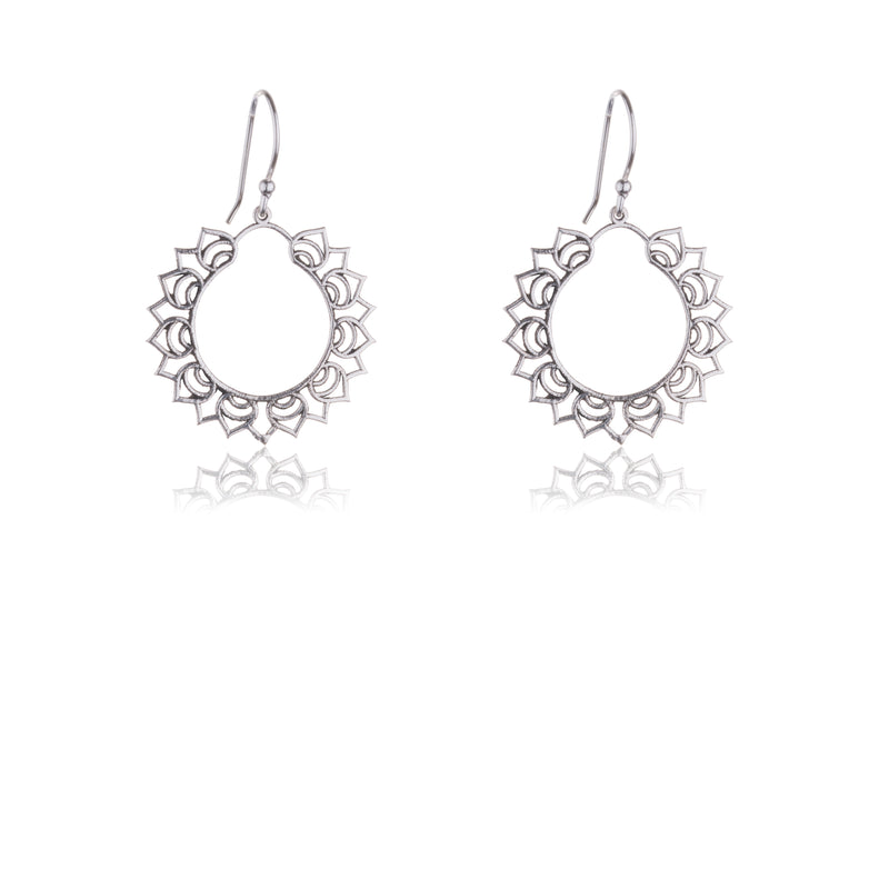 Padma Mini Earrings in Sterling Silver