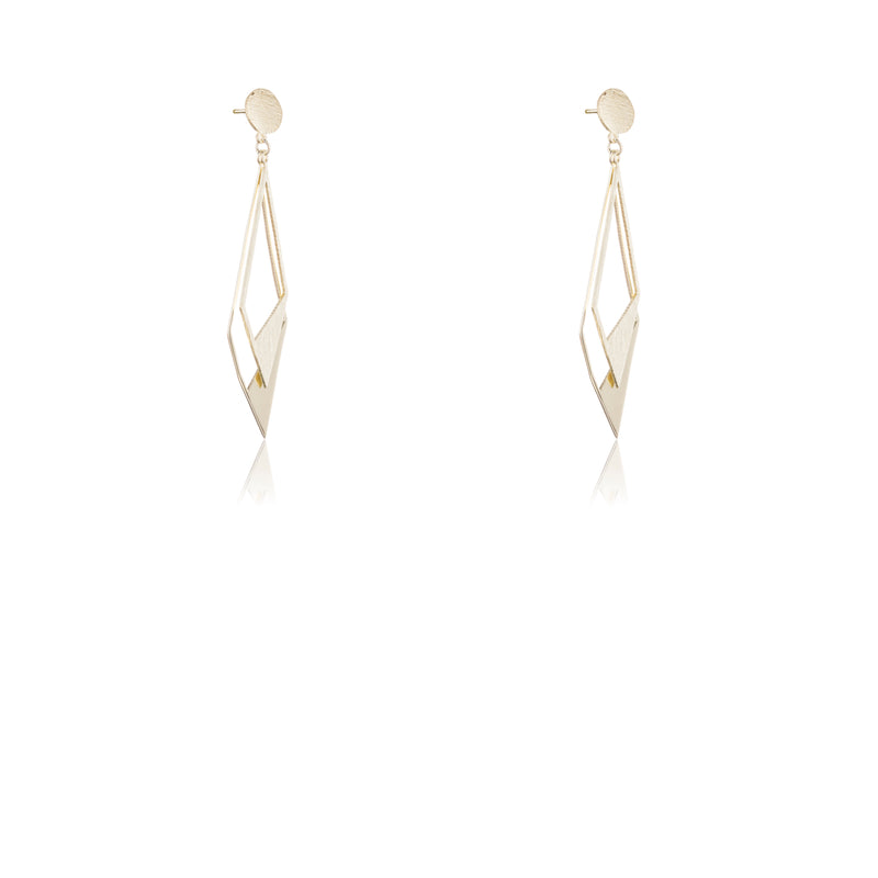 Lexi Earrings, Gold Vermeil
