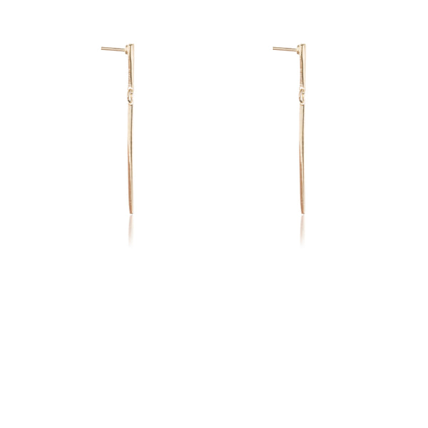 Koa Earrings, Gold Vermeil