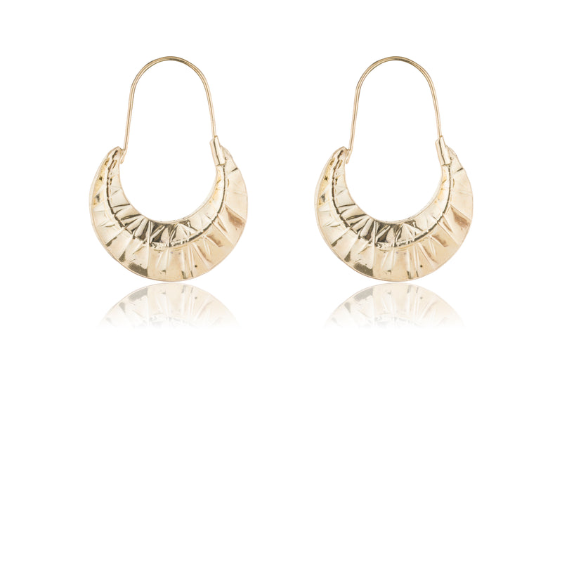 Freya Earrings, Gold Vermeil
